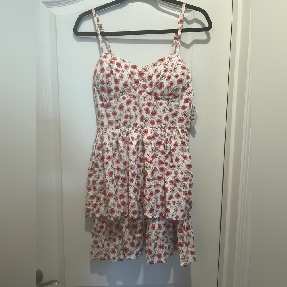 NEW WITH TAGS! Charming Red Floral Kids Dress
